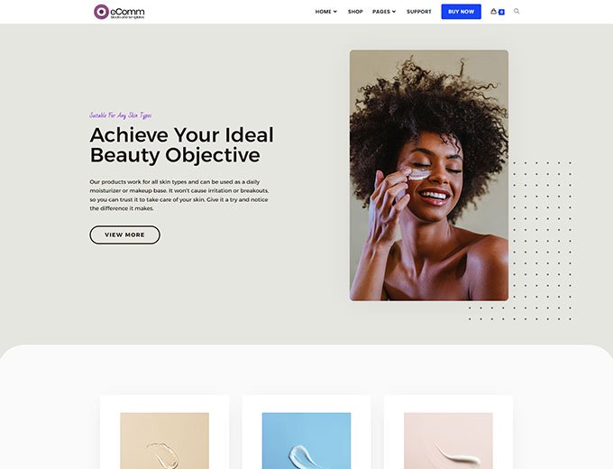 Beauty Products — eCommerce Veb-sayt